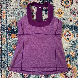Lululemon Women’s Tank‎ Top Size 10 Berry Color Activewear Yoga Sporty